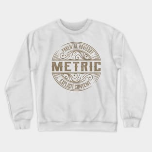 Metric Vintage Ornament Crewneck Sweatshirt